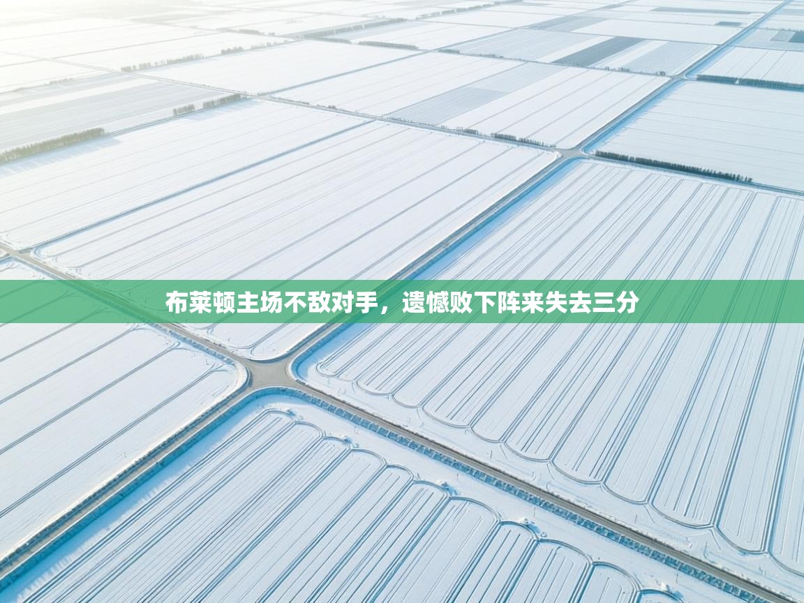 蓝鲸体育直播在线观看-布莱顿主场不敌对手,遗憾败下阵来失去三分 第4张